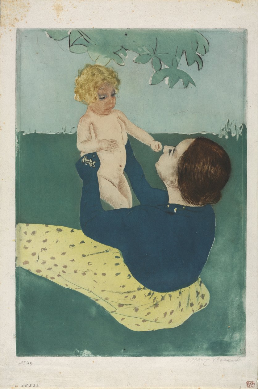 Unter dem Rosskastanienbaum, 1896-97 von Mary Cassatt