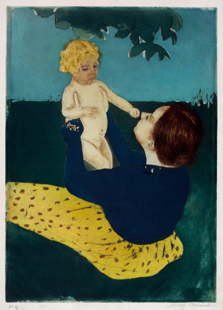 Unter dem Rosskastanienbaum von Mary Cassatt