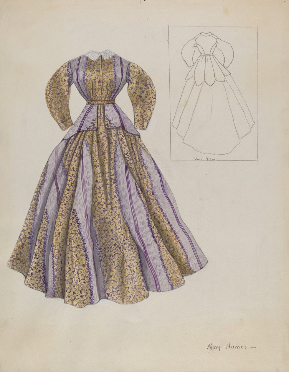 Kostüm, ca. 1937 von Mary E Humes