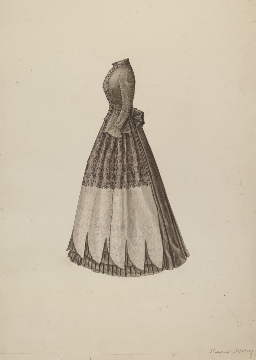 Kleid, 1935-1942 von Mary E Humes