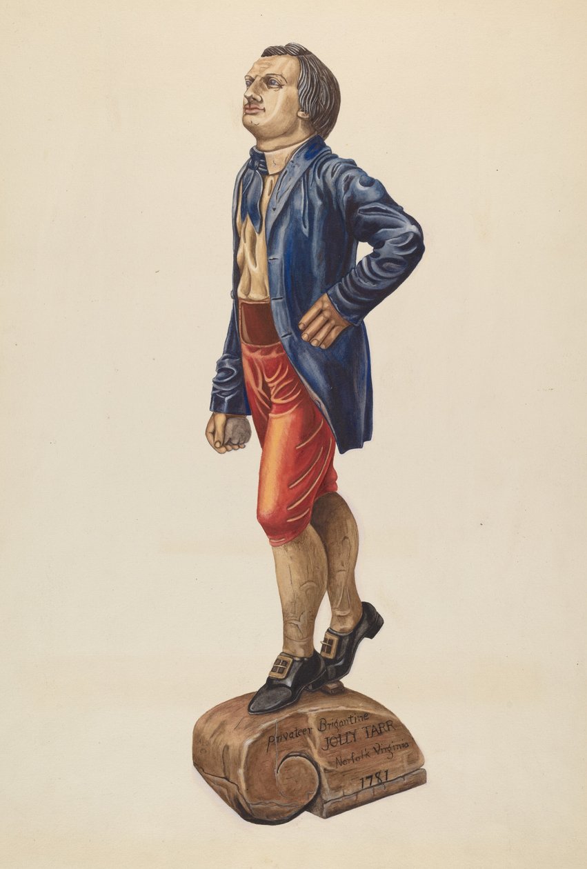 Galionsfigur: "Jolly Tar" von Mary E. Humes
