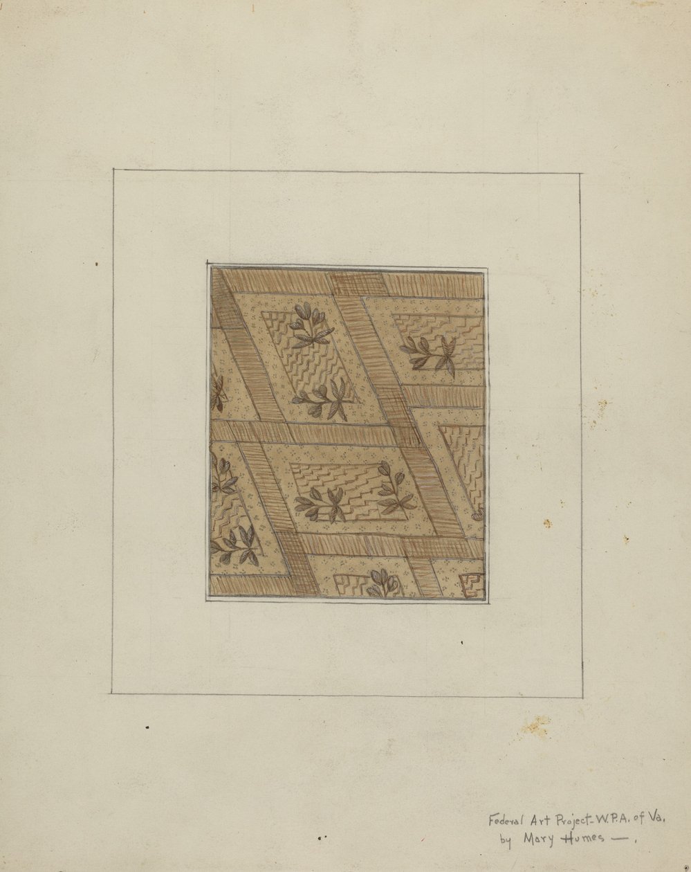 Material vom Kleid von Mary E Humes