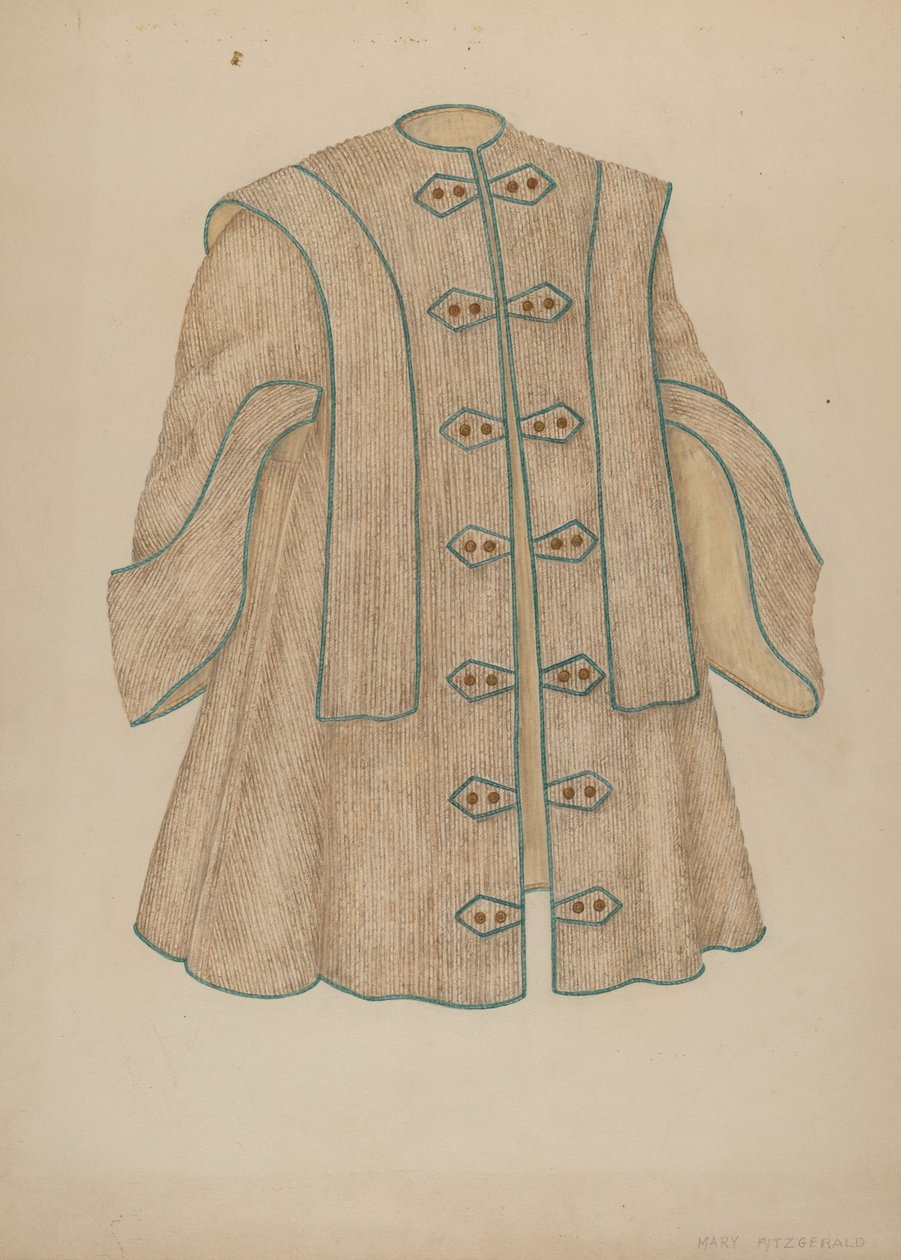 Abendmantel, ca. 1940 von Mary Fitzgerald
