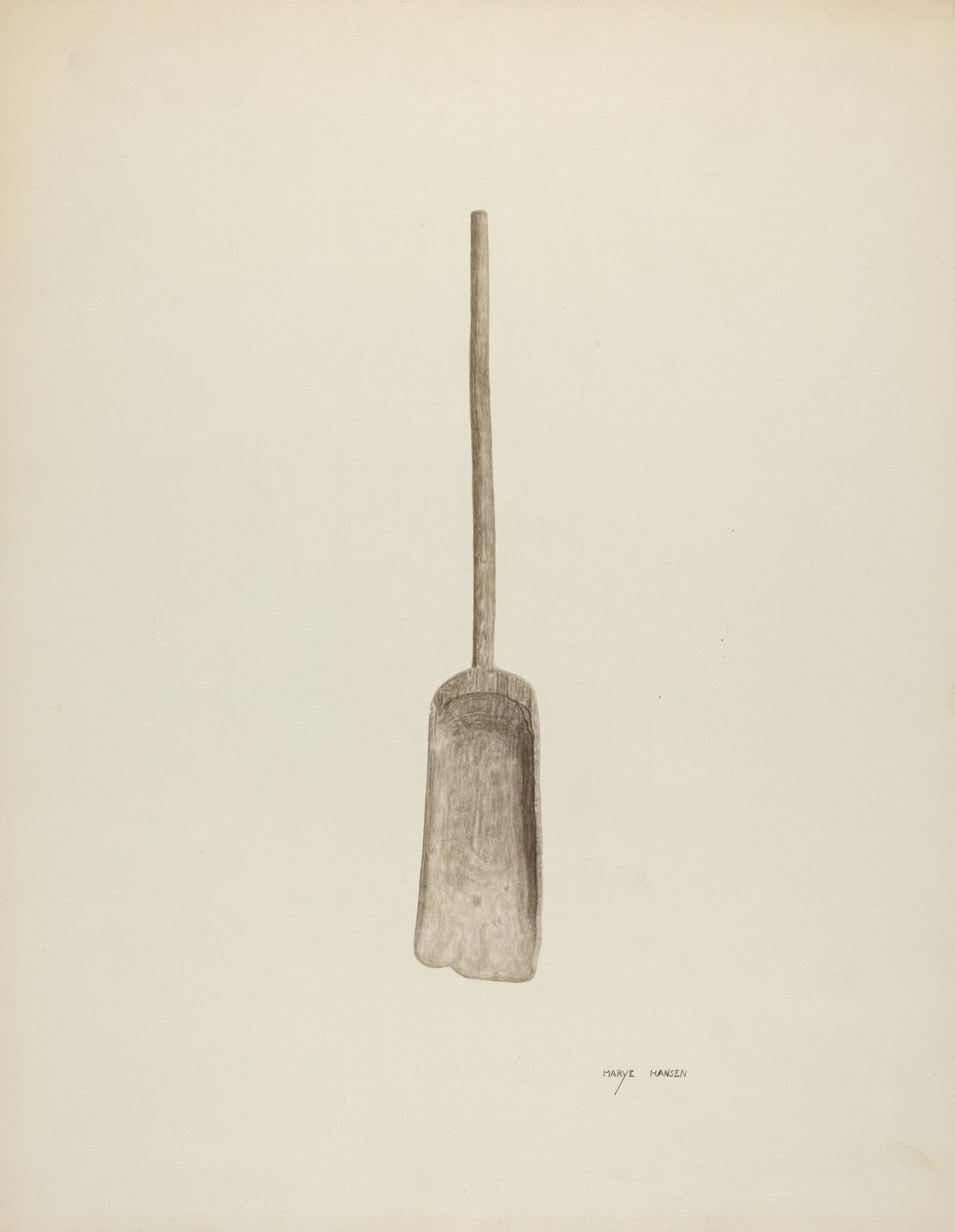 Getreideschaufel, ca. 1940 von Mary Hansen