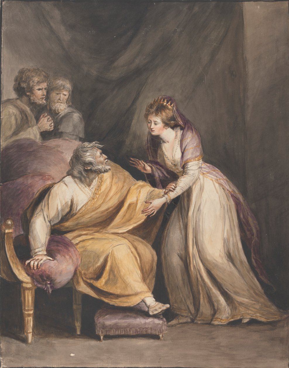 Lear und Cordelia von Mary Hoare