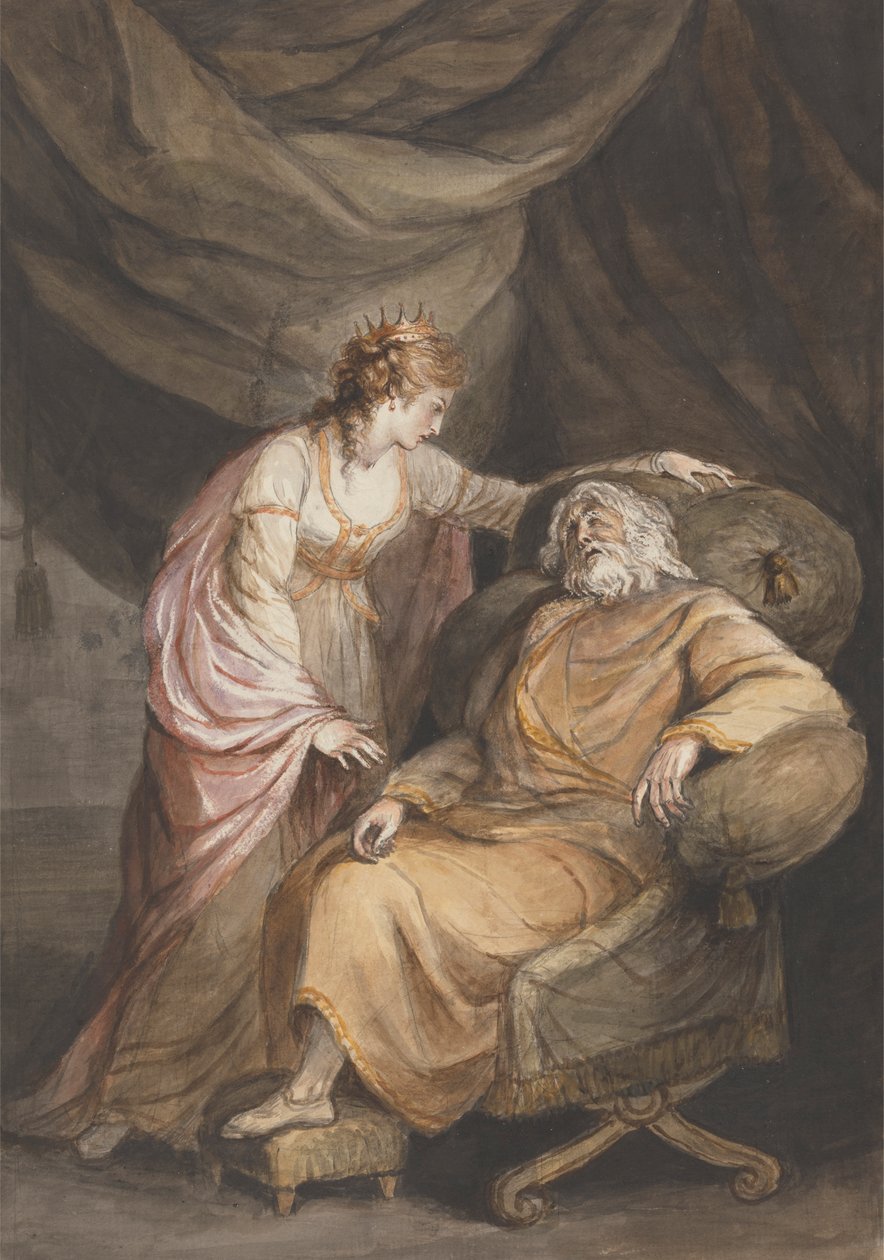 Lear und Cordelia von Mary Hoare
