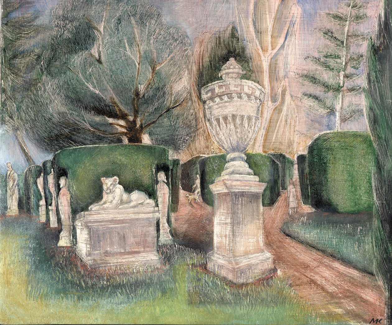 Chiswick House: Statuen, 2002 von Mary Kuper