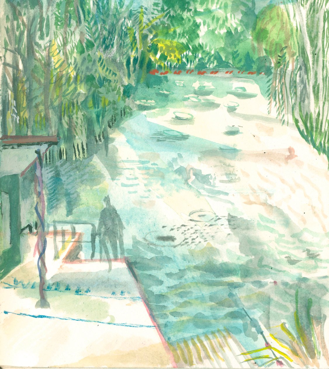 Damen-Teich, Hampstead Heath von Mary Kuper