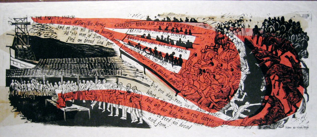 Bergarbeiterstreik, Nottingham von Mary Kuper