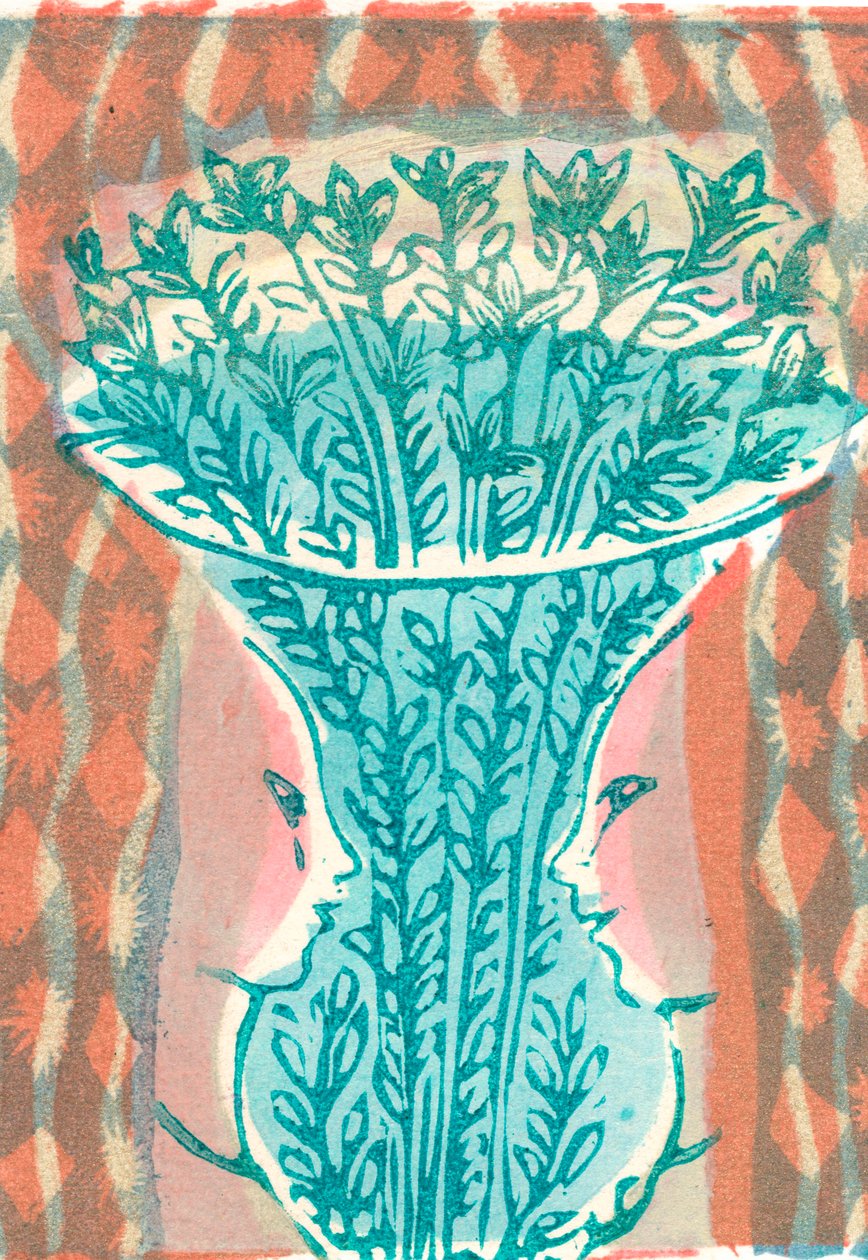 Vase und Gesichter, 2007 von Mary Kuper
