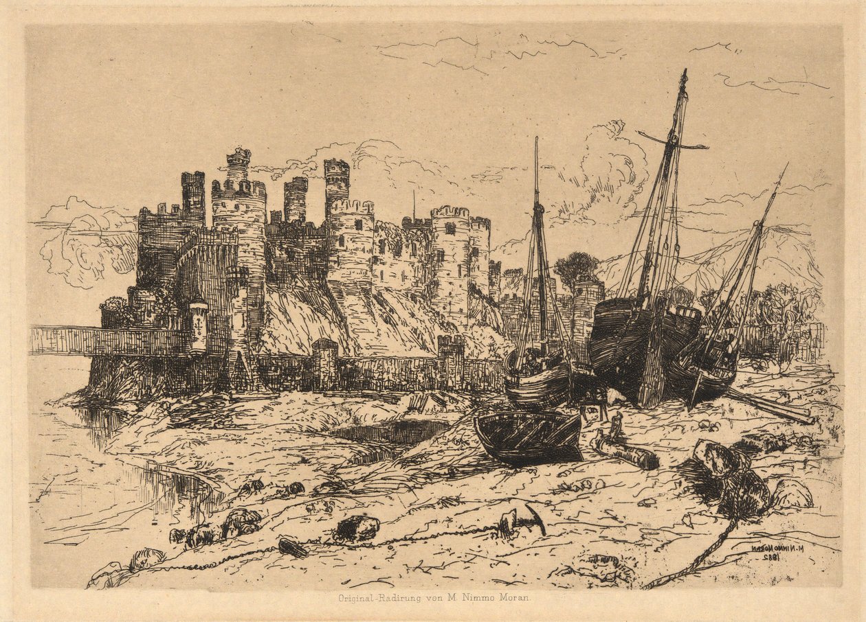 Conway Castle, Wales von Mary Nimmo Moran
