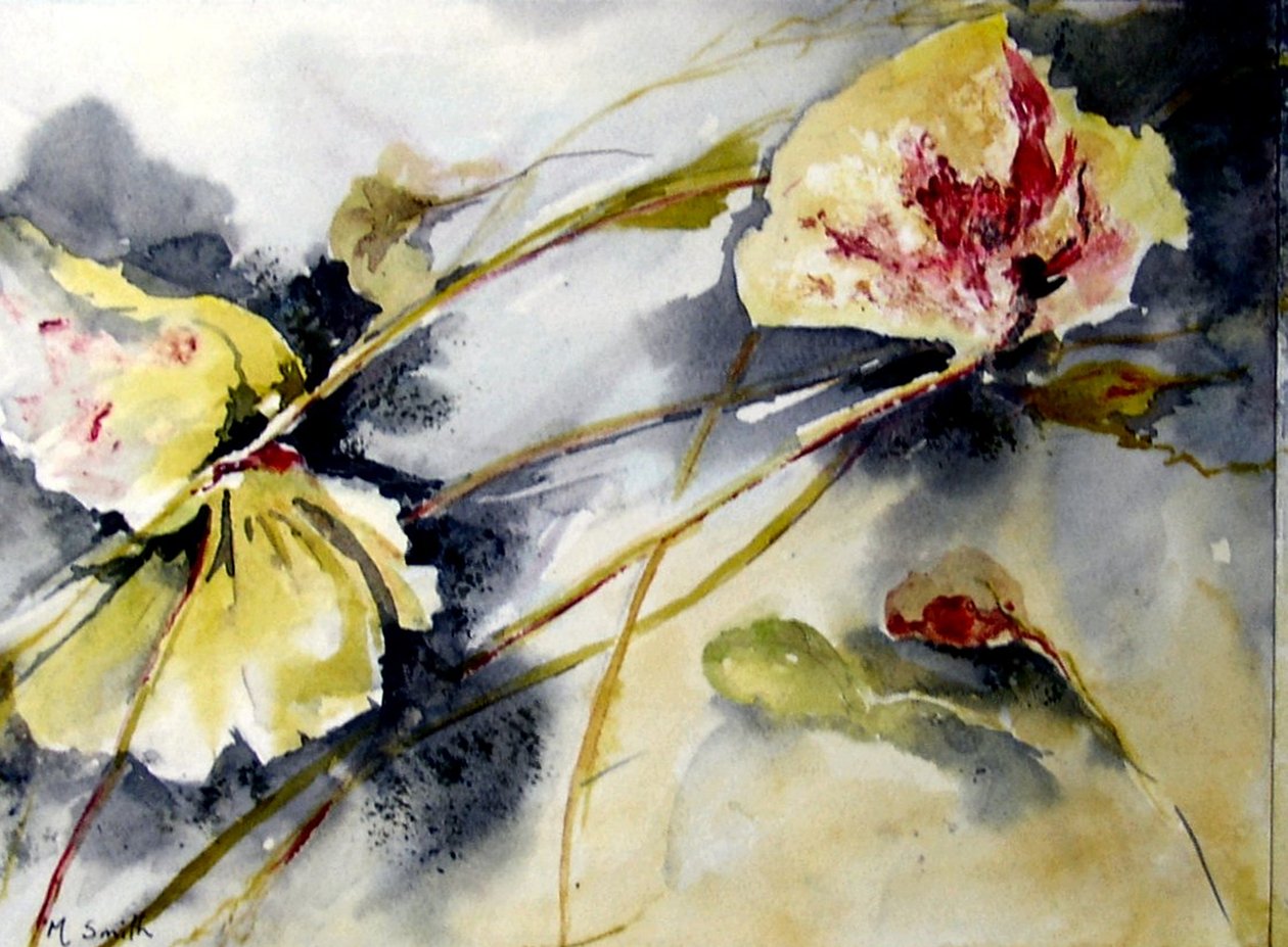 Lilienblätter treiben von Mary Smith