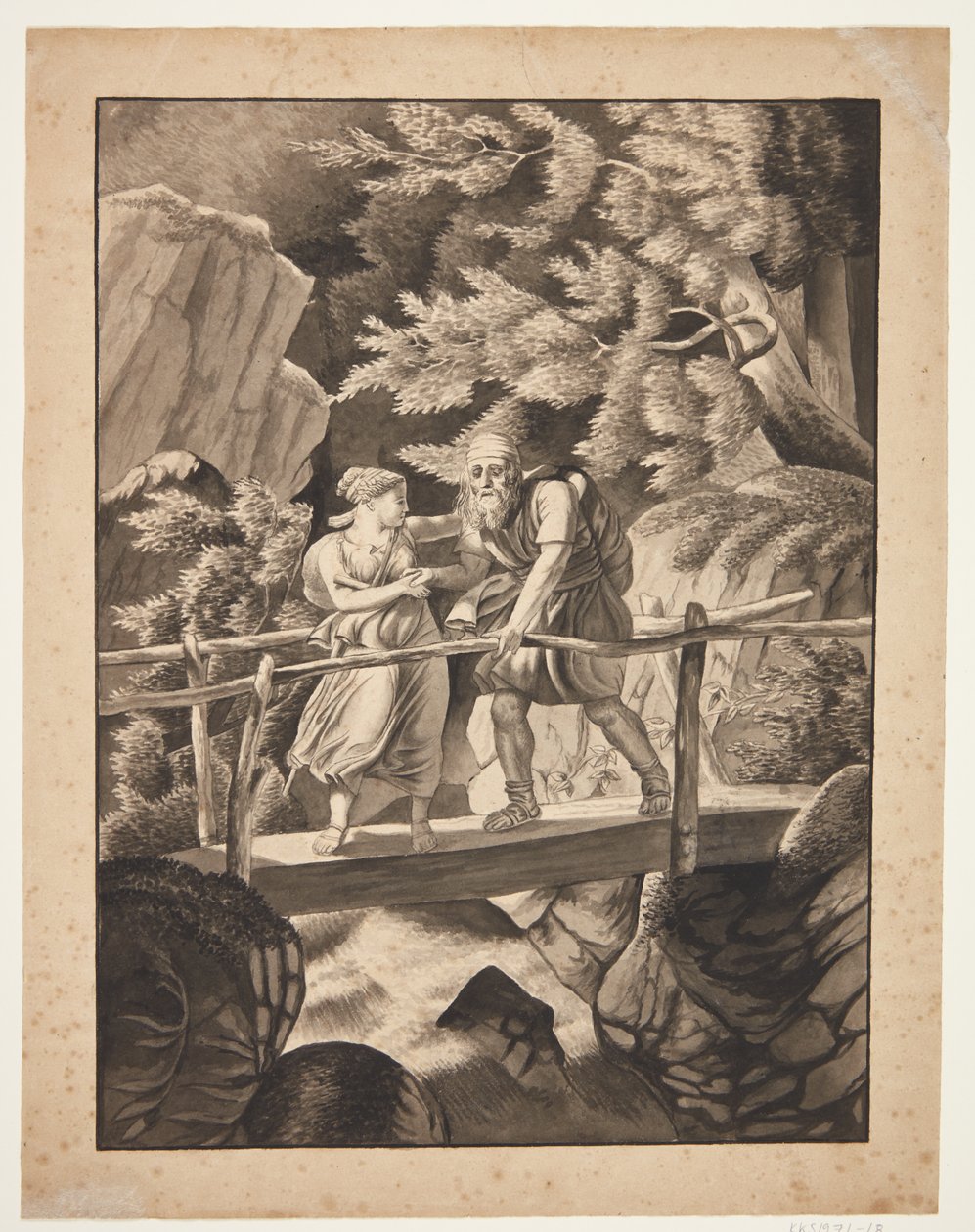 Ossian-Motiv (?) von Mary Sophie Clarck