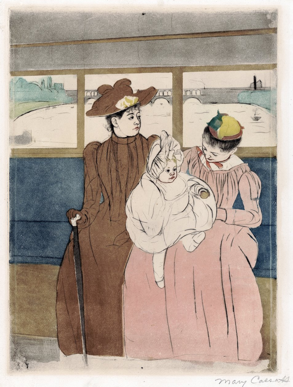 Im Omnibus von Mary Stevenson Cassatt