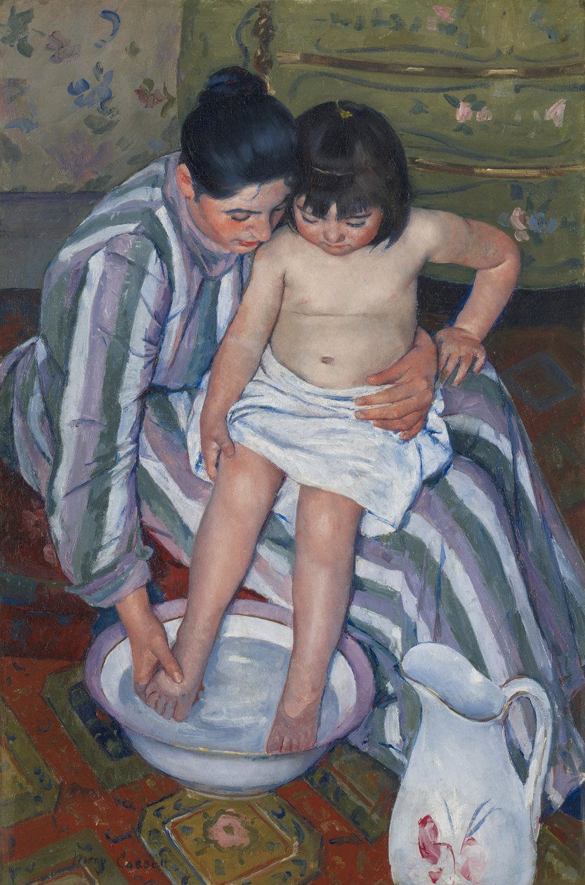 Das Bad des Kindes von Mary Stevenson Cassatt