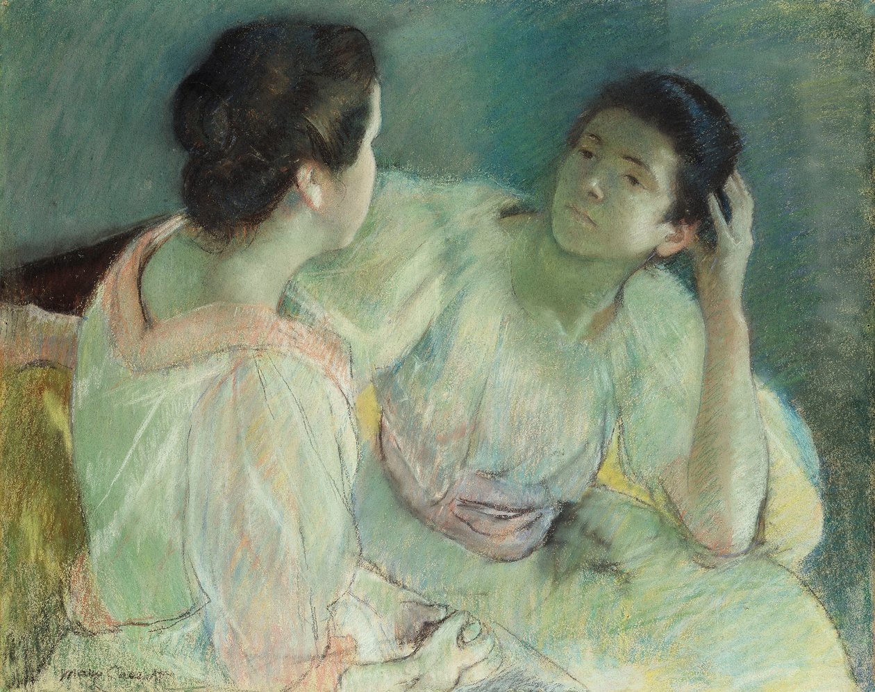 Das Gespräch von Mary Cassatt