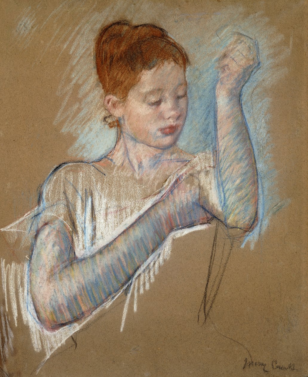 Die langen Handschuhe, 1889 von Mary Cassatt