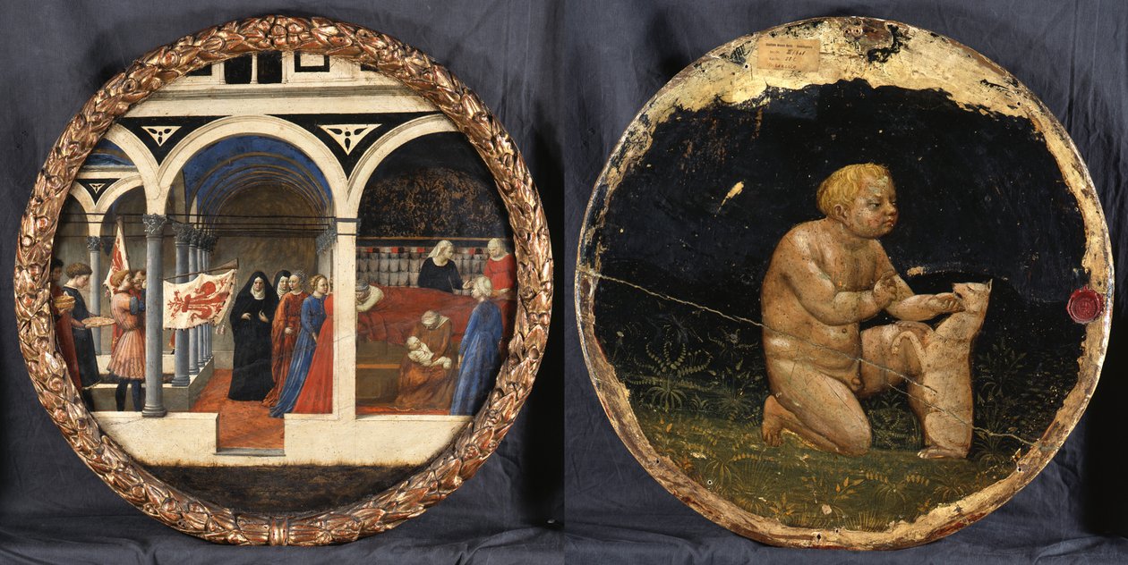 Desco da parto (Geburtstablett) von Masaccio
