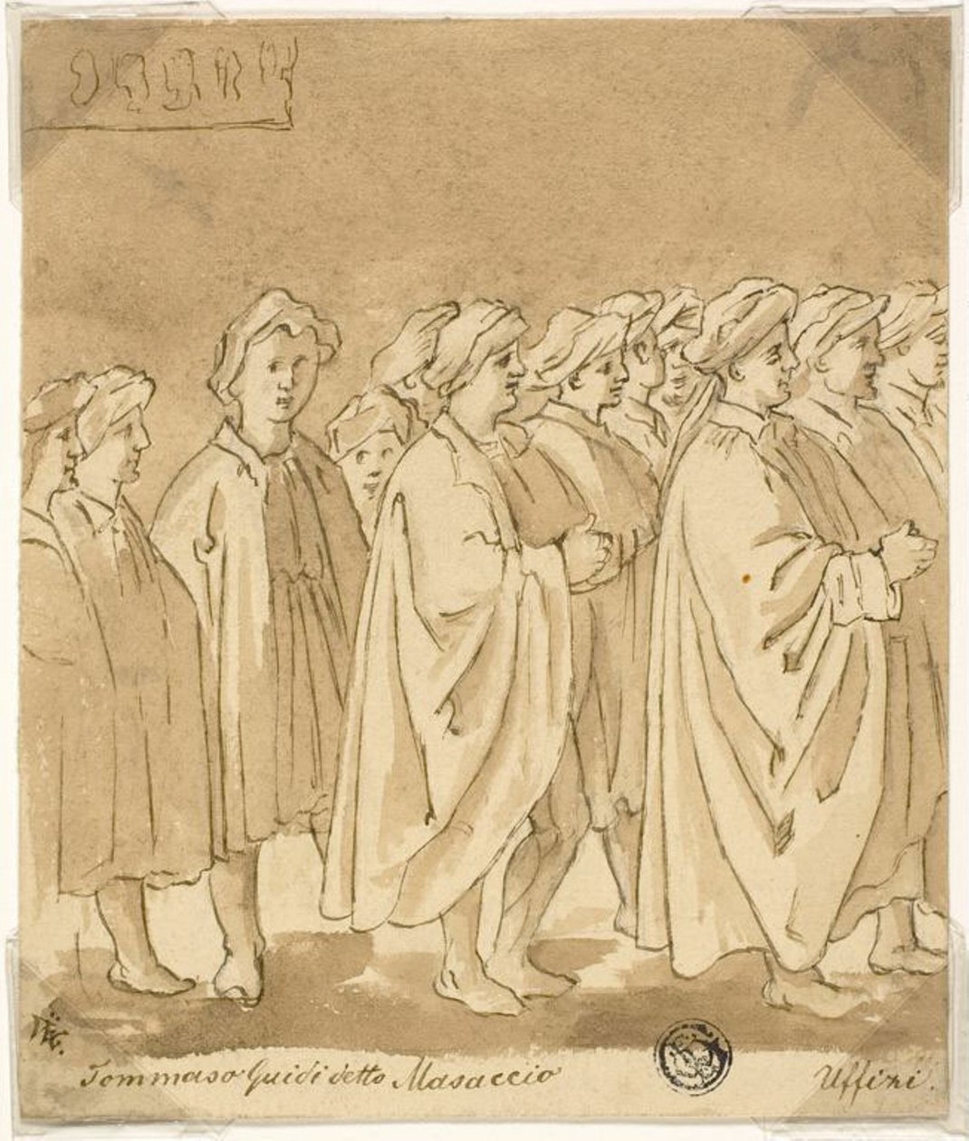 Prozession von Figuren von Masaccio
