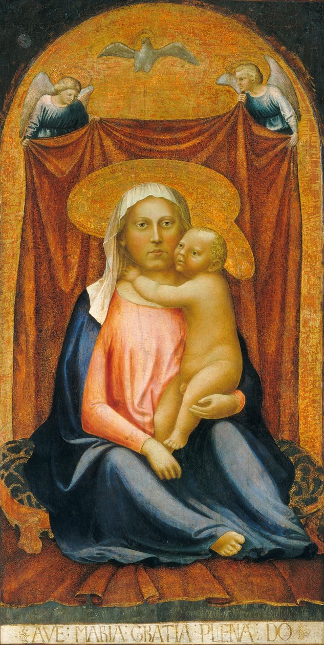 Die Madonna der Demut von Masaccio Tommaso