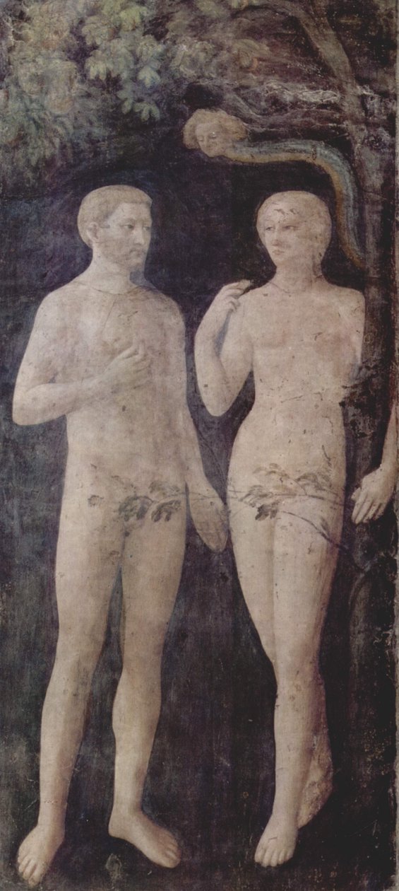 Adam und Eva von Masolino da Panicale