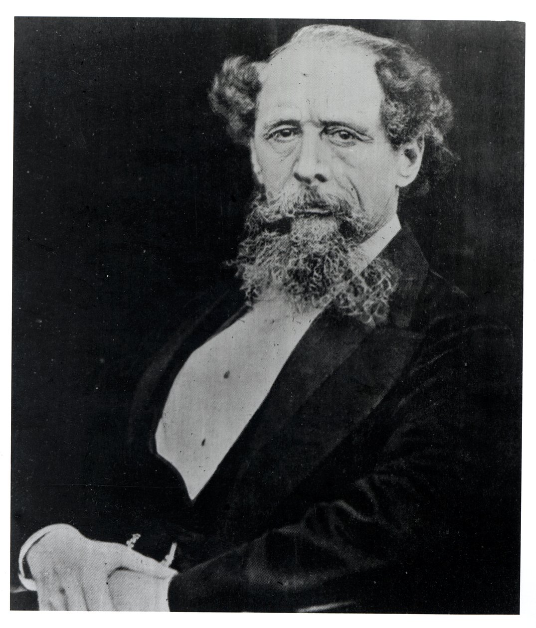 Charles Dickens um die fünfzig, fotografiert von Mason und Co., ca. 1862 von Mason and Co.