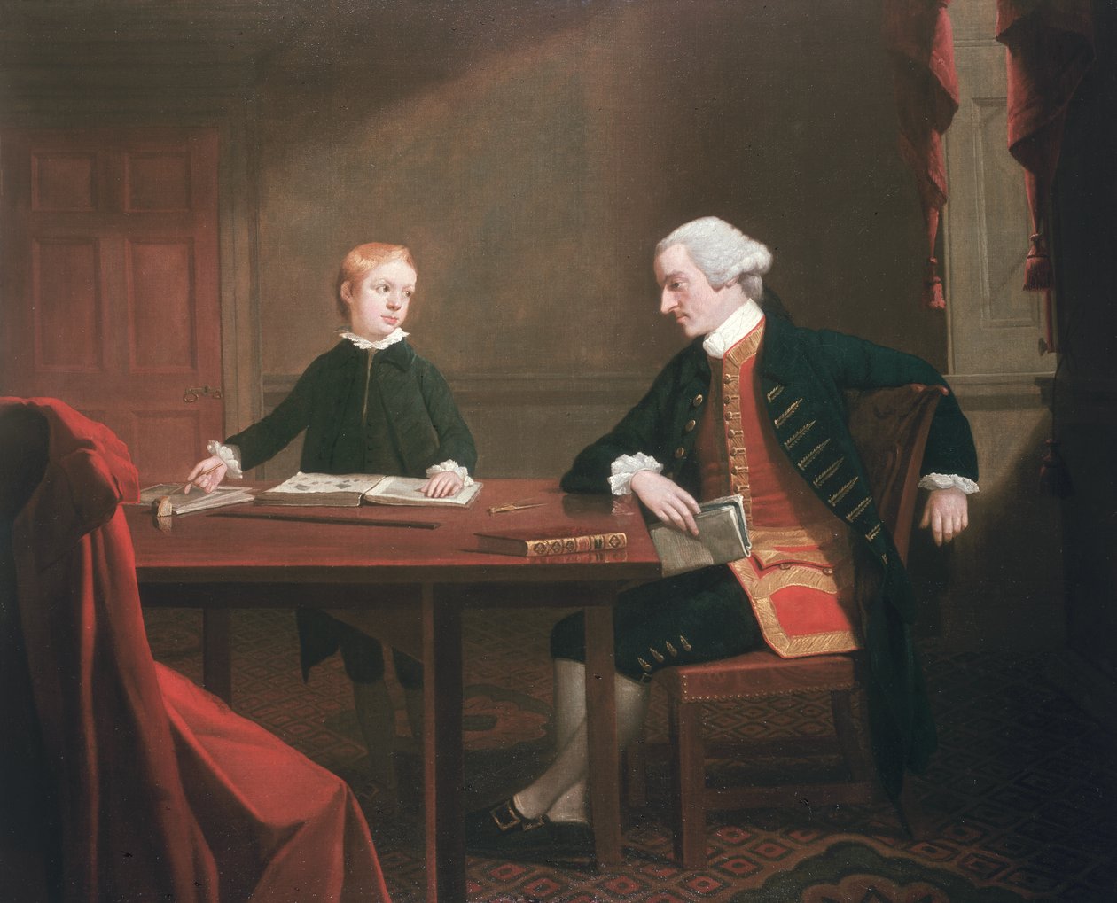 Samuel Smith und sein Sohn William, ca. 1770 von Mason Chamberlin