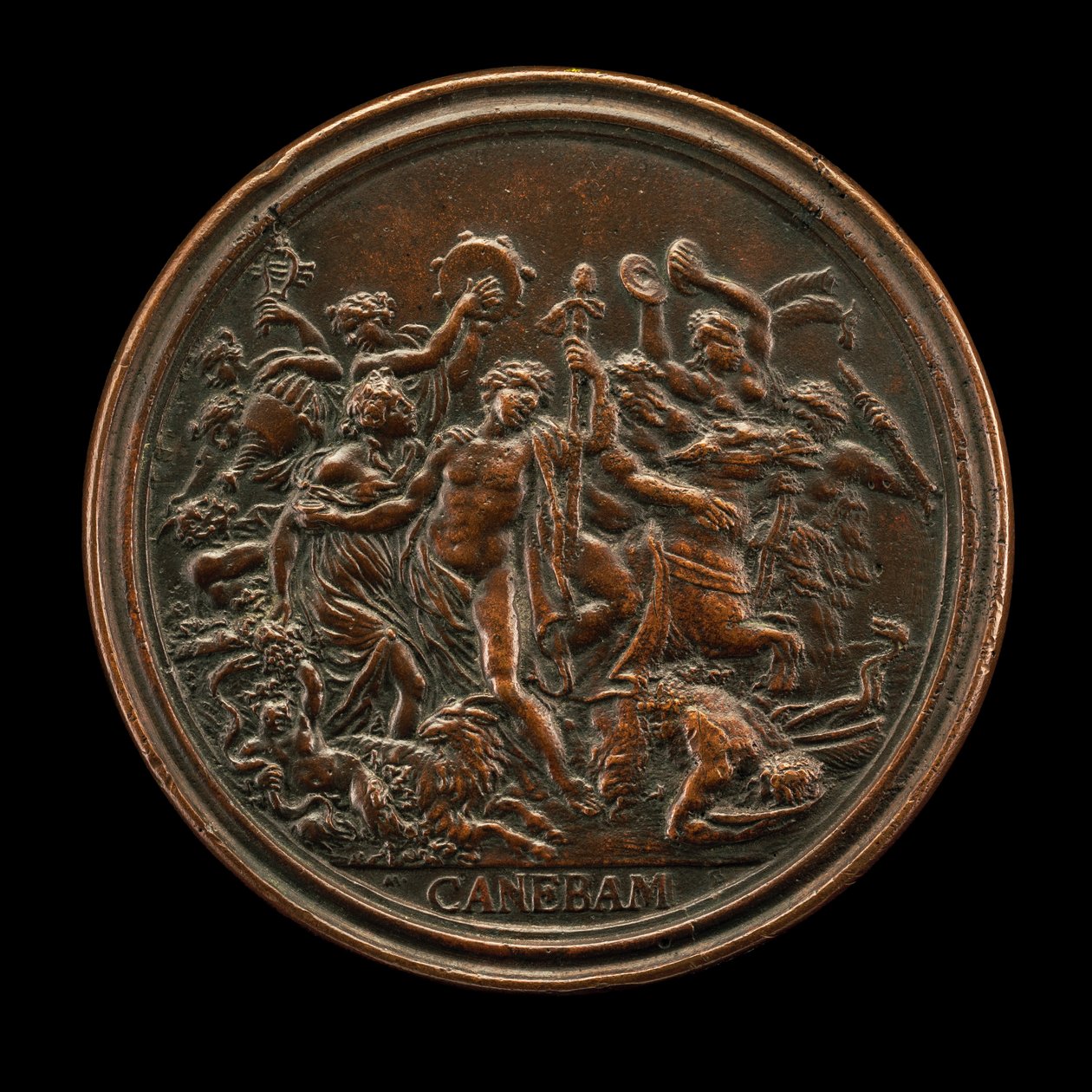 Bacchanal [Rückseite], 1684 von Massimiliano Soldani