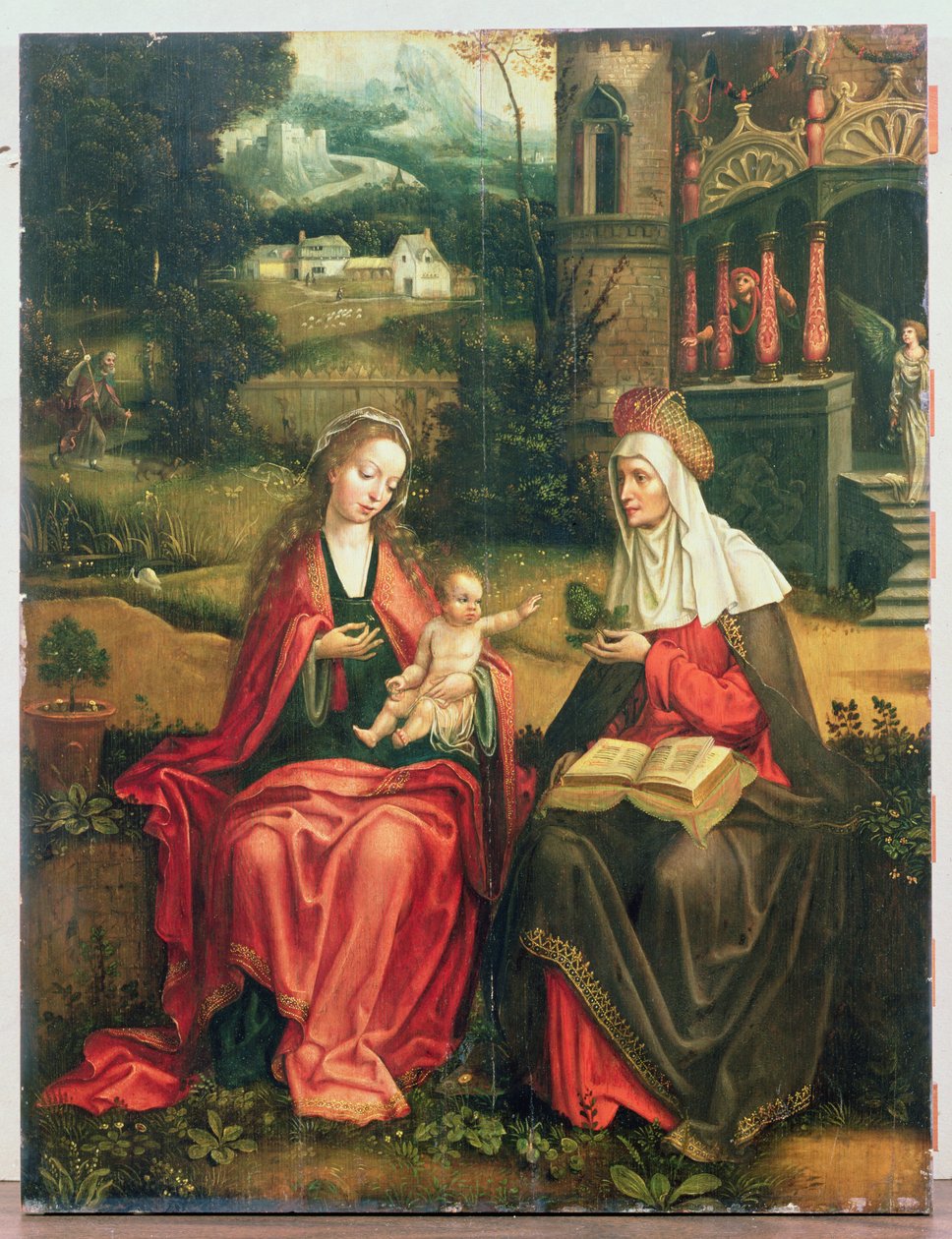 Madonna und Kind mit der heiligen Anna von Master of 1518
