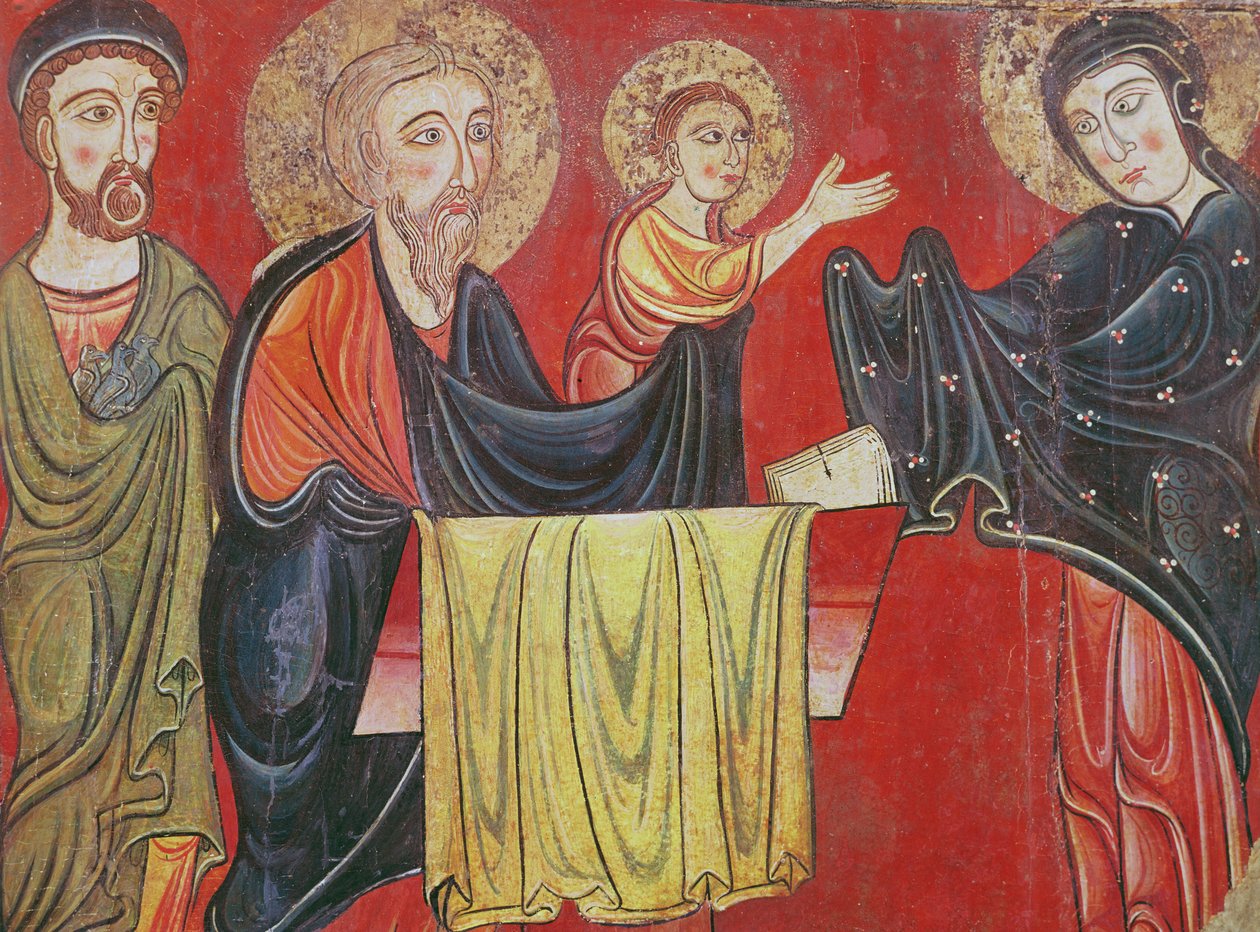 Die Darstellung im Tempel, vom Altarfrontal von Santa Maria d