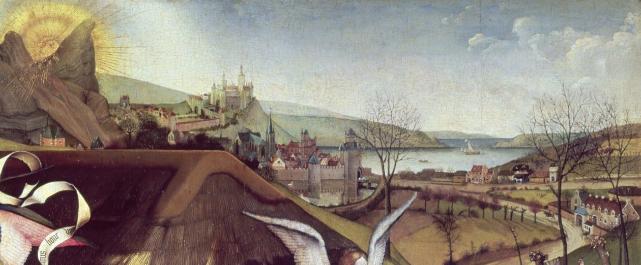 Geburt Christi, ca. 1425 (Detail) von Master of Flémalle