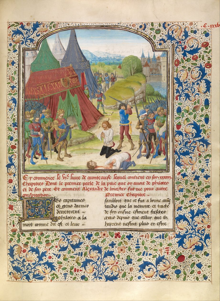 Die Hinrichtung von Philotas von Master of Jardin