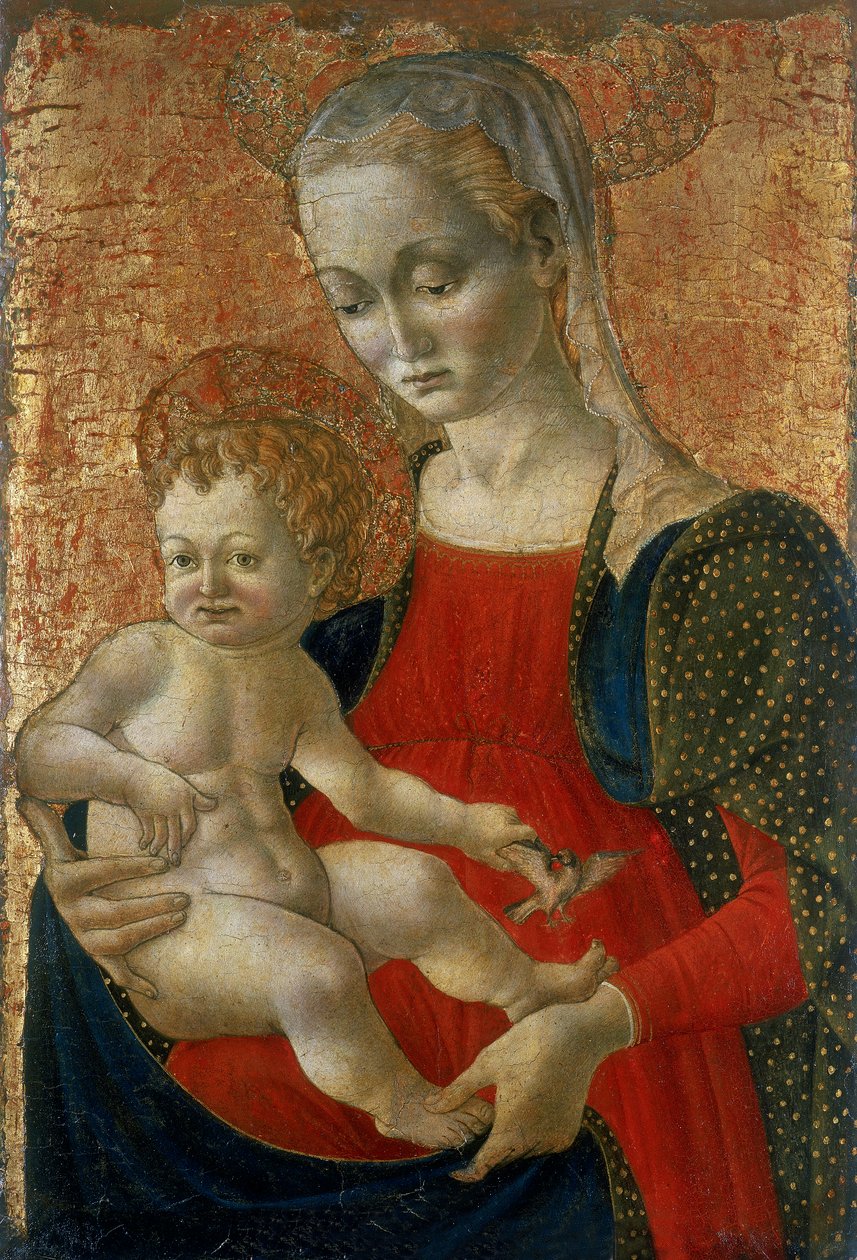 Madonna mit Kind, ca. 1440-1460 von Master of Pratovecchio attr.to Master of Pratovecchio attr.to