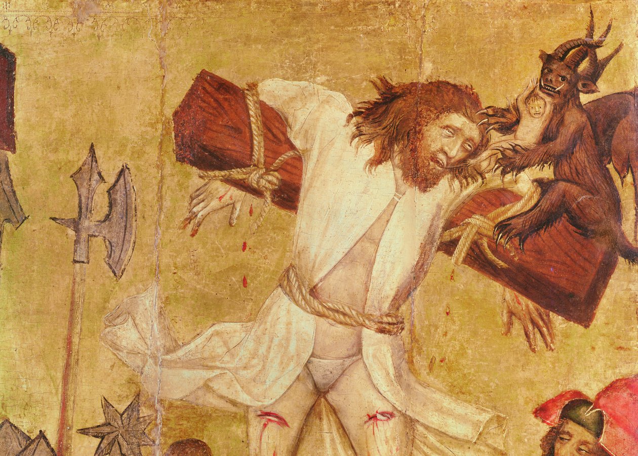 Die Kreuzigung, ca. 1420 (Detail) von Master of Raigern