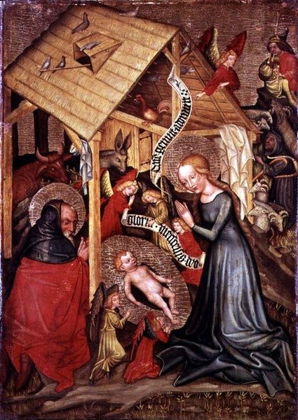 Die Geburt Christi von Master of the Hohenfurt Calvary