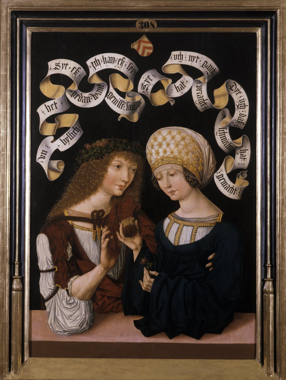 Gothaer Liebespaar, 1480-85 von Master of the Housebook