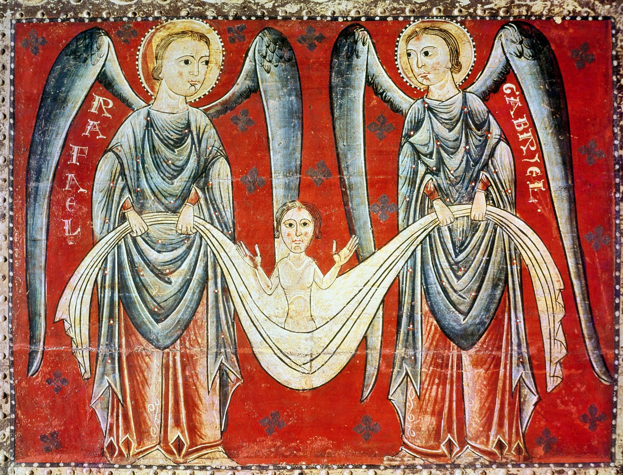 St. Gabriel und St. Raphael von Master of the Llusanes
