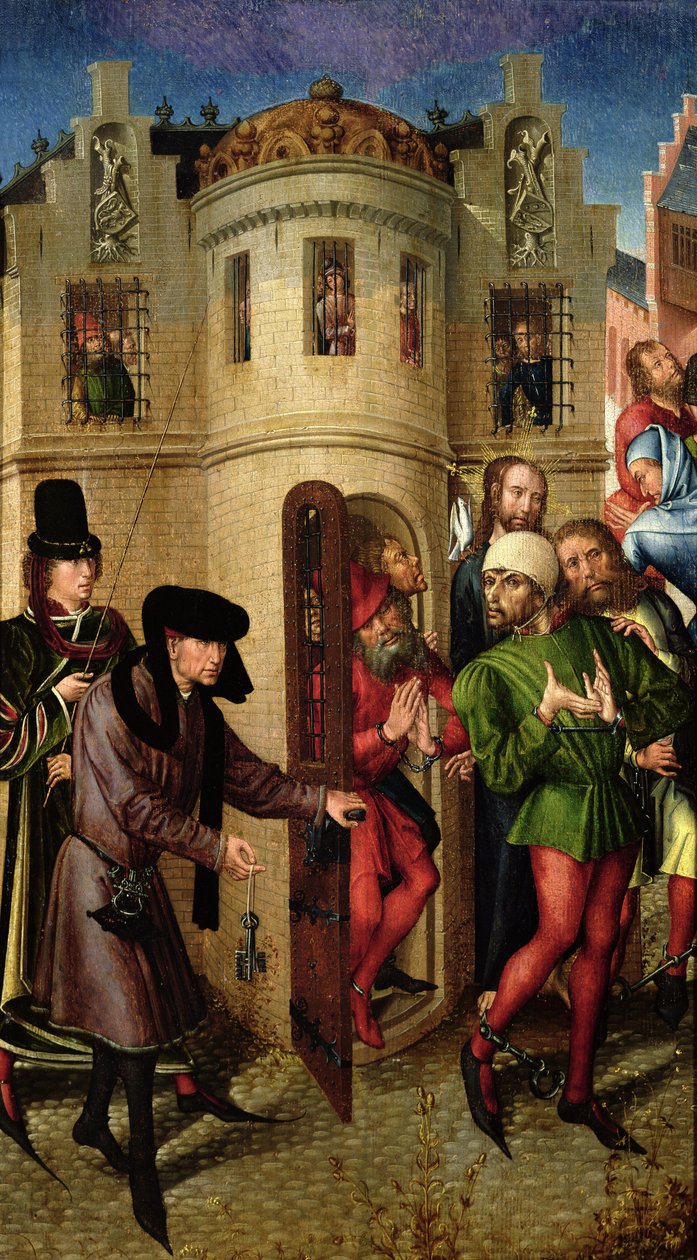 Die Befreiung der Gefangenen von Master of the View of St. Gudule