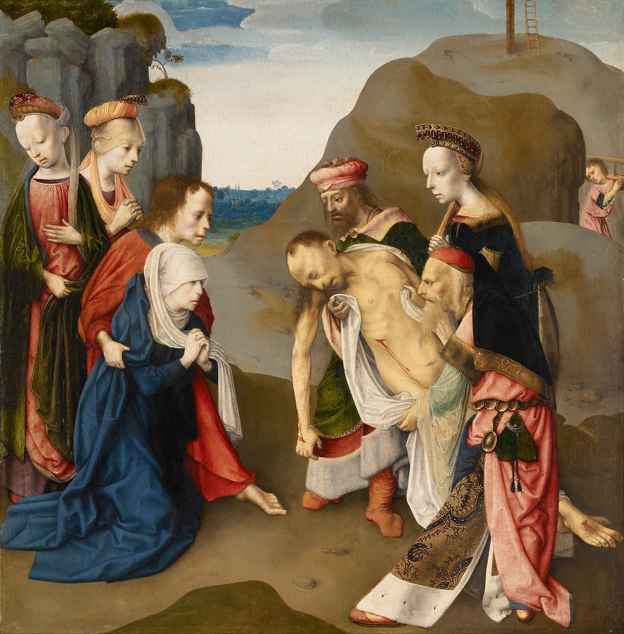 Die Beweinung Christi von Master of the Virgo Inter Virgines