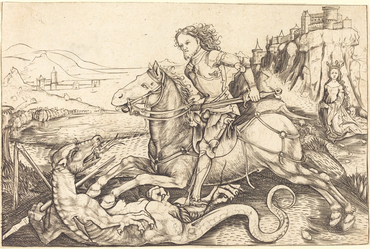 Heiliger Georg und der Drache von Master AG