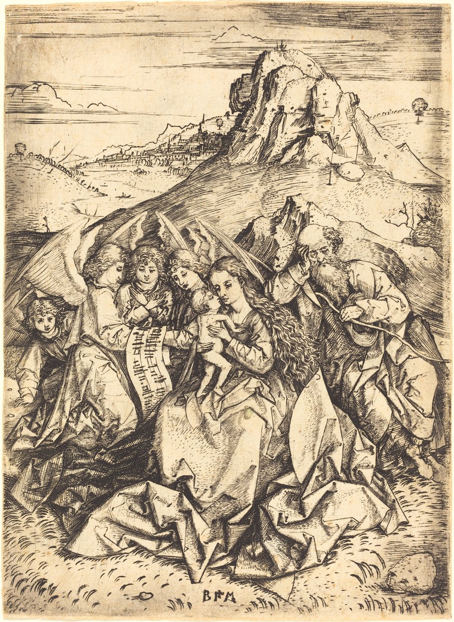 Die Rast auf der Flucht nach Ägypten von Master BM