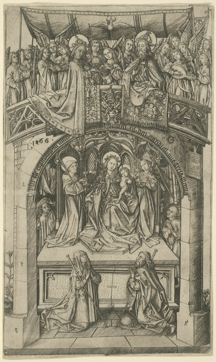 Die große Einsiedeln-Madonna von Master E.S.