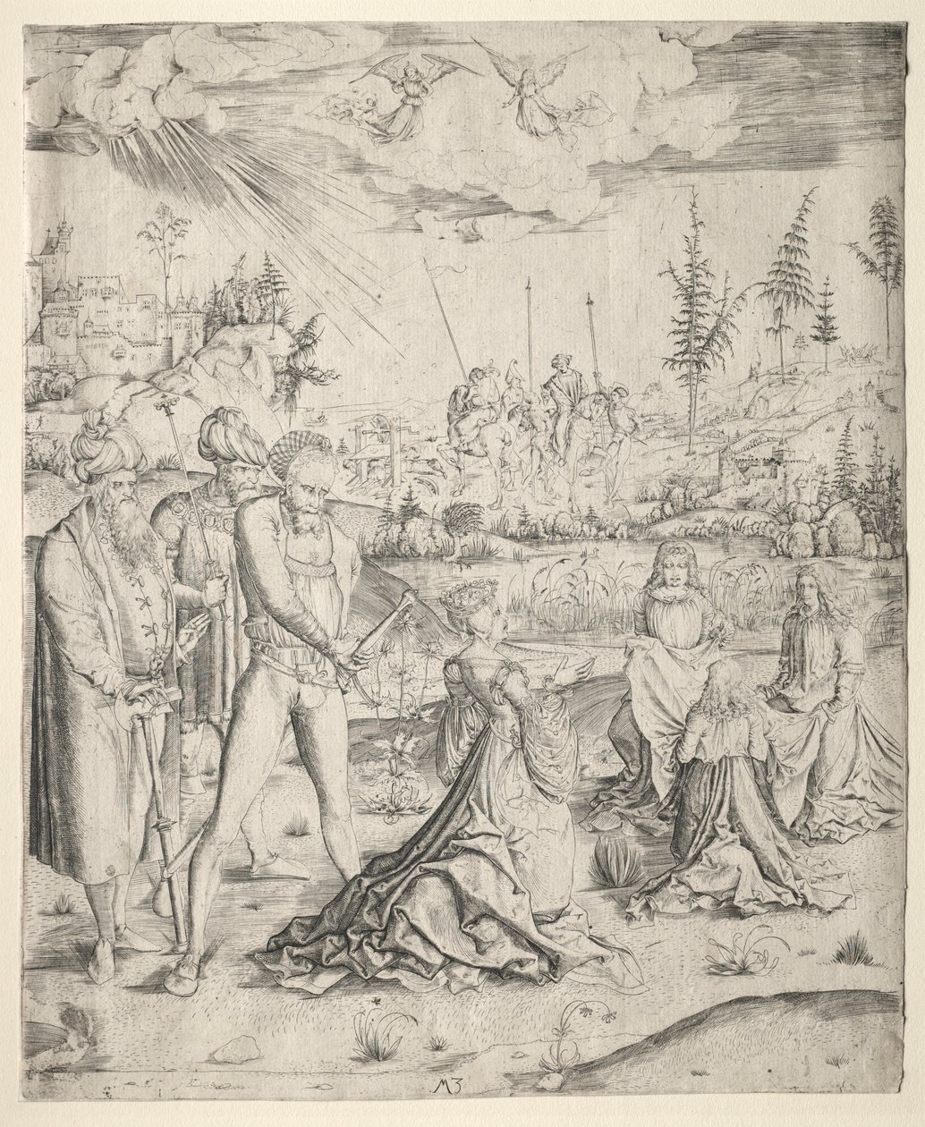 Das Martyrium der Heiligen Katharina von Master MZ