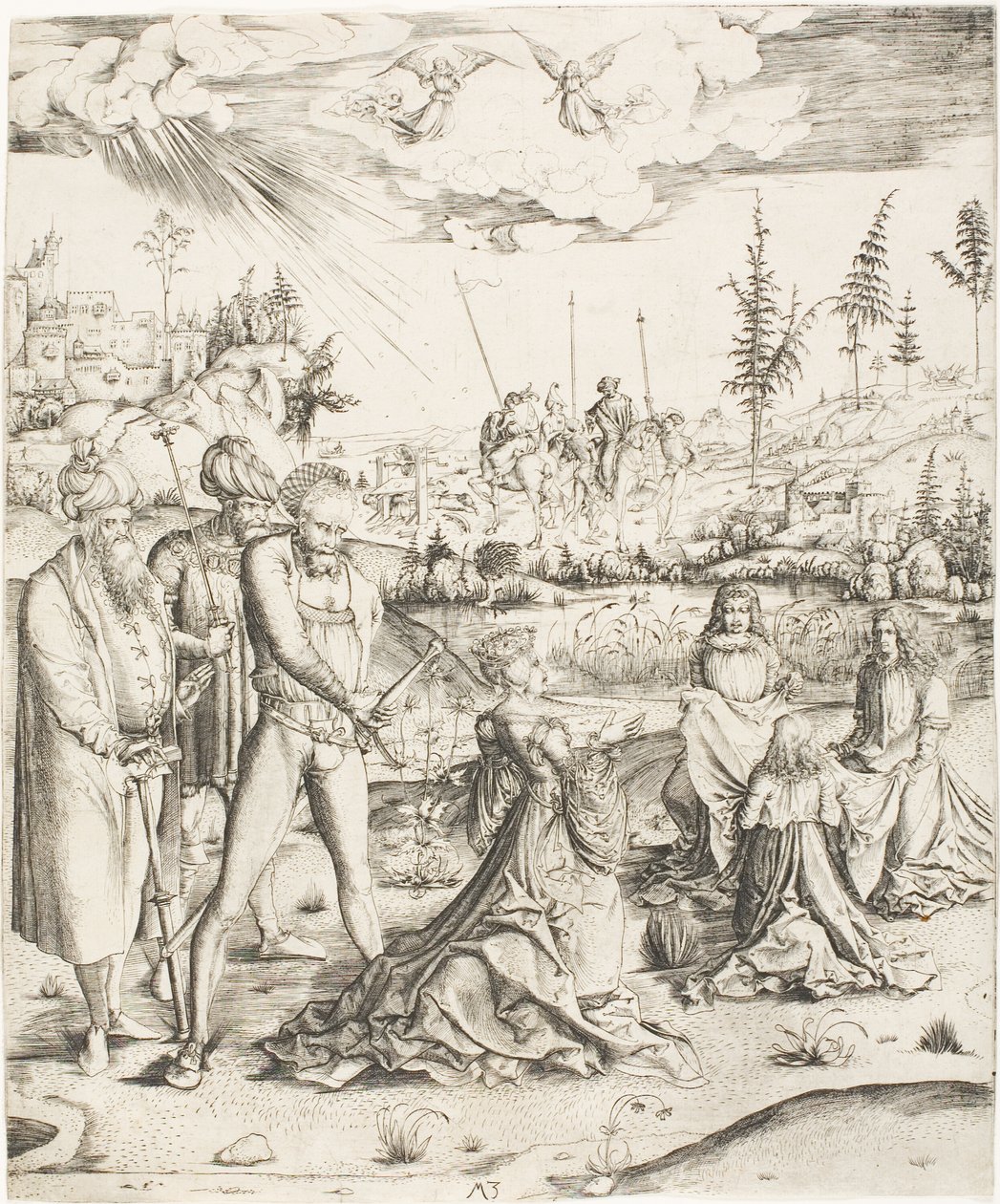 Das Martyrium der hl. Katharina von Master MZ
