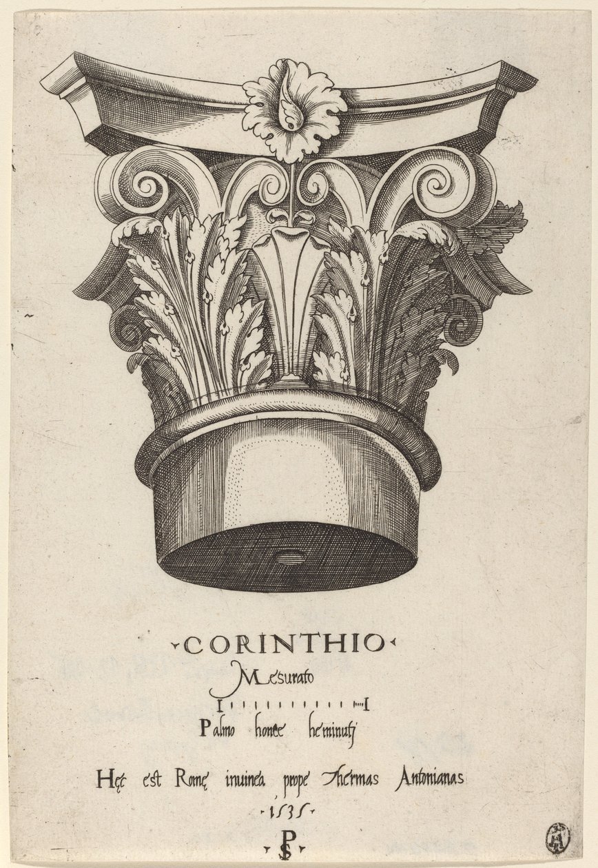 Kapitelle aus den Bädern des Antoninus, Rom von Master PS