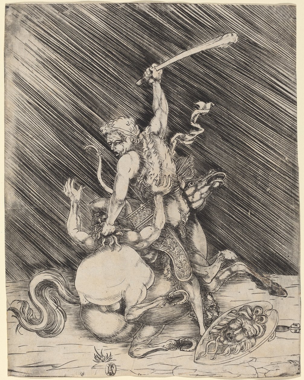 Herkules und Cacus von Master of 1515
