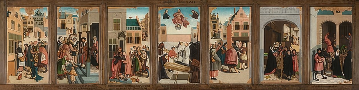 Die sieben Werke der Barmherzigkeit von Master of Alkmaar