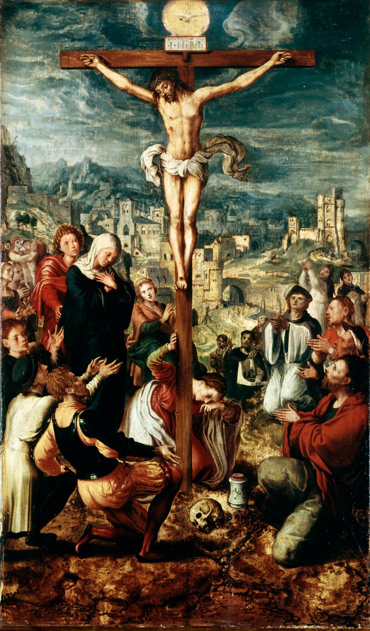 Kalvarienberg, 16. Jahrhundert von Master of Brunswick