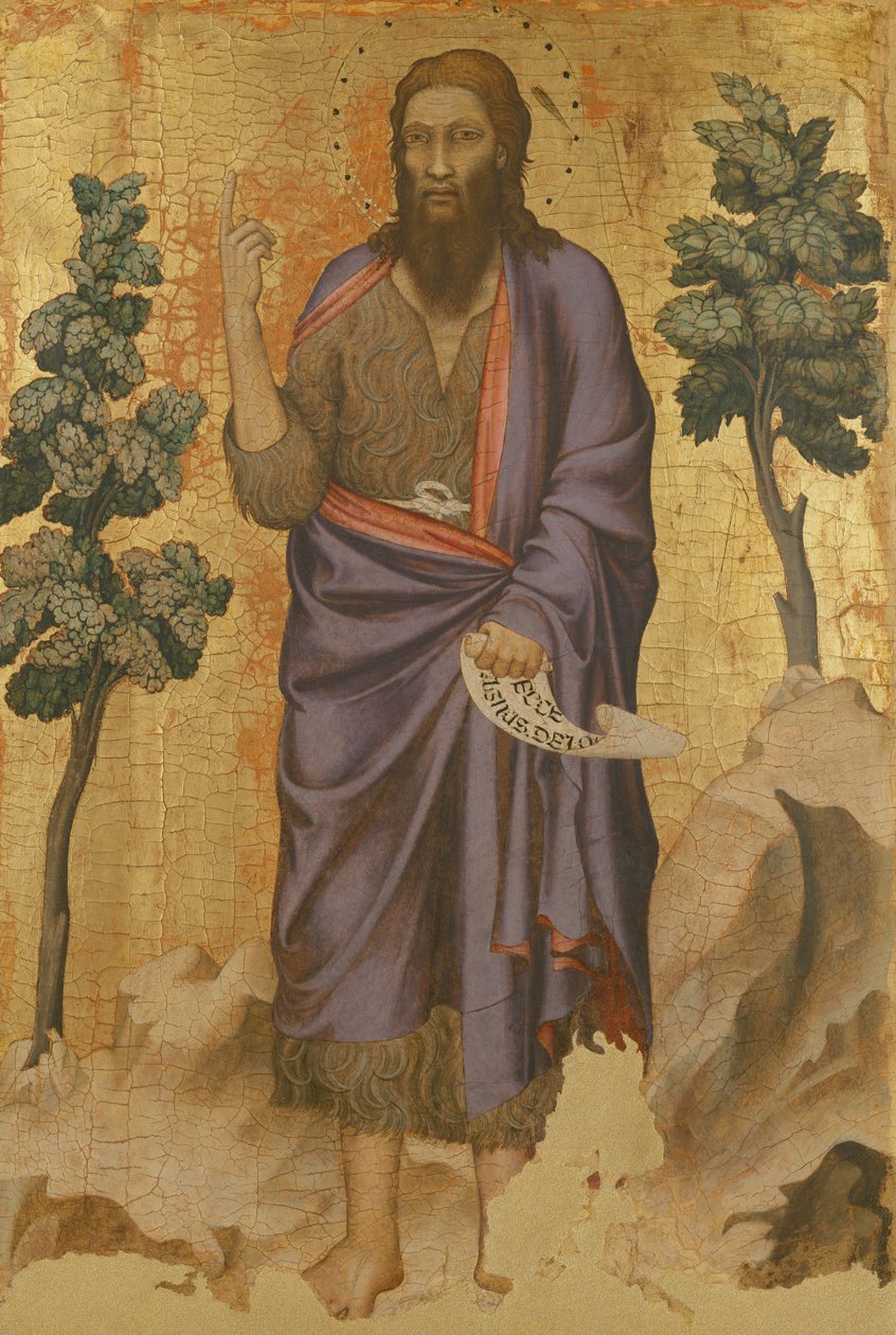 Johannes der Täufer von Master of Figline