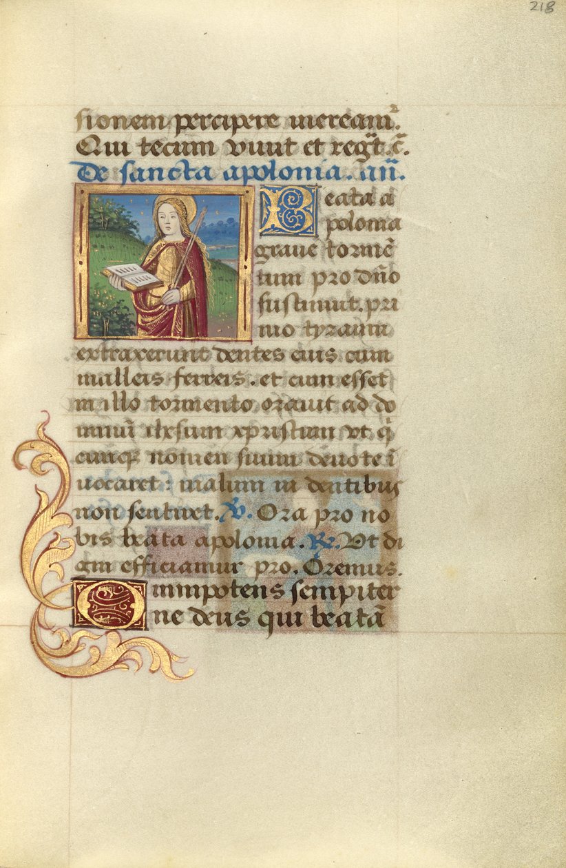 Heilige Apollonia von Master of Jacques de Besançon